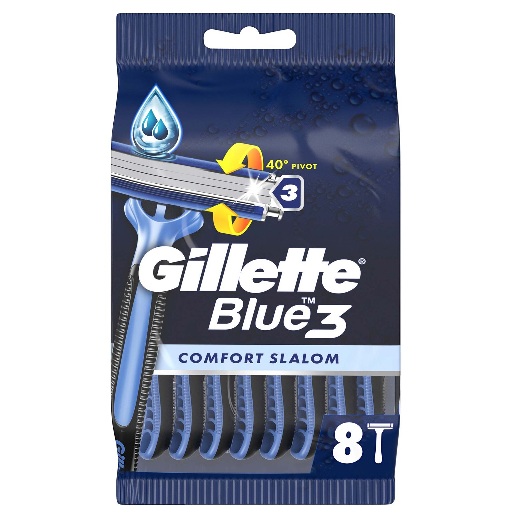 Gillette Blue3 Comfort Slalom Tıraş Bıçağı 8'li