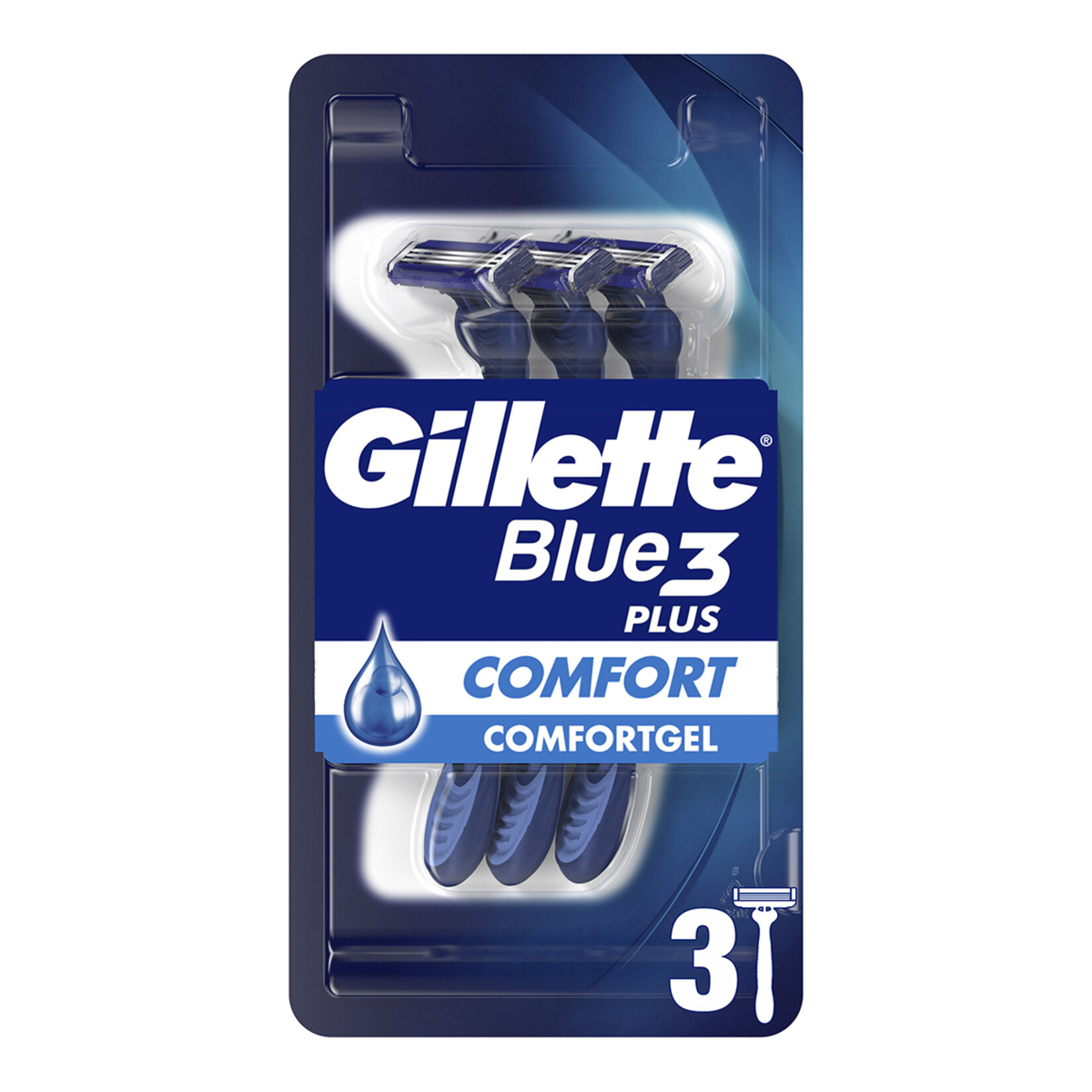 Gillette Blue3 Plus Tıraş Bıçağı 3'lü