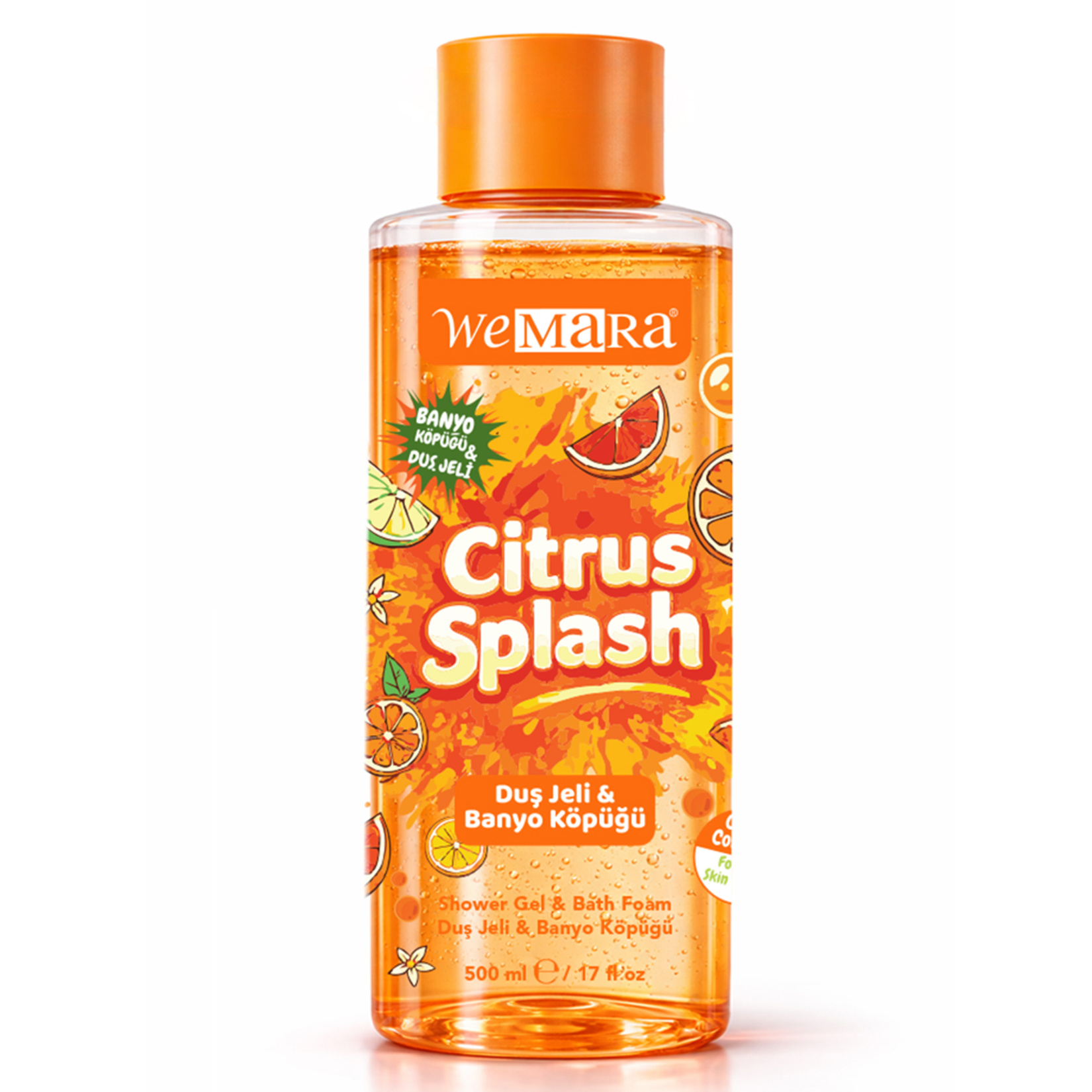 Wemara Citrus Splash Duş Jeli Banyo Köpüğü 500 Ml
