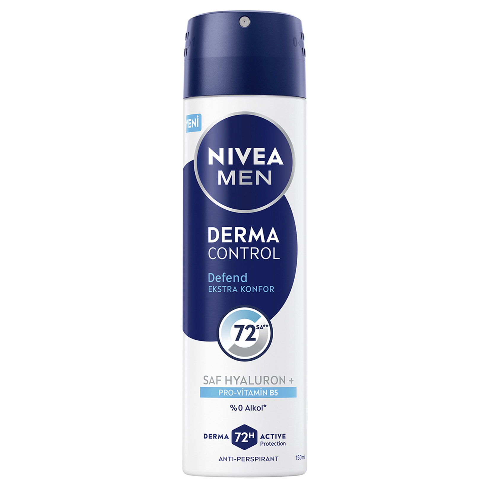NIVEA MEN Erkek Sprey Deodorant Derma Control Defend Tahriş Karşıtı 150 Ml