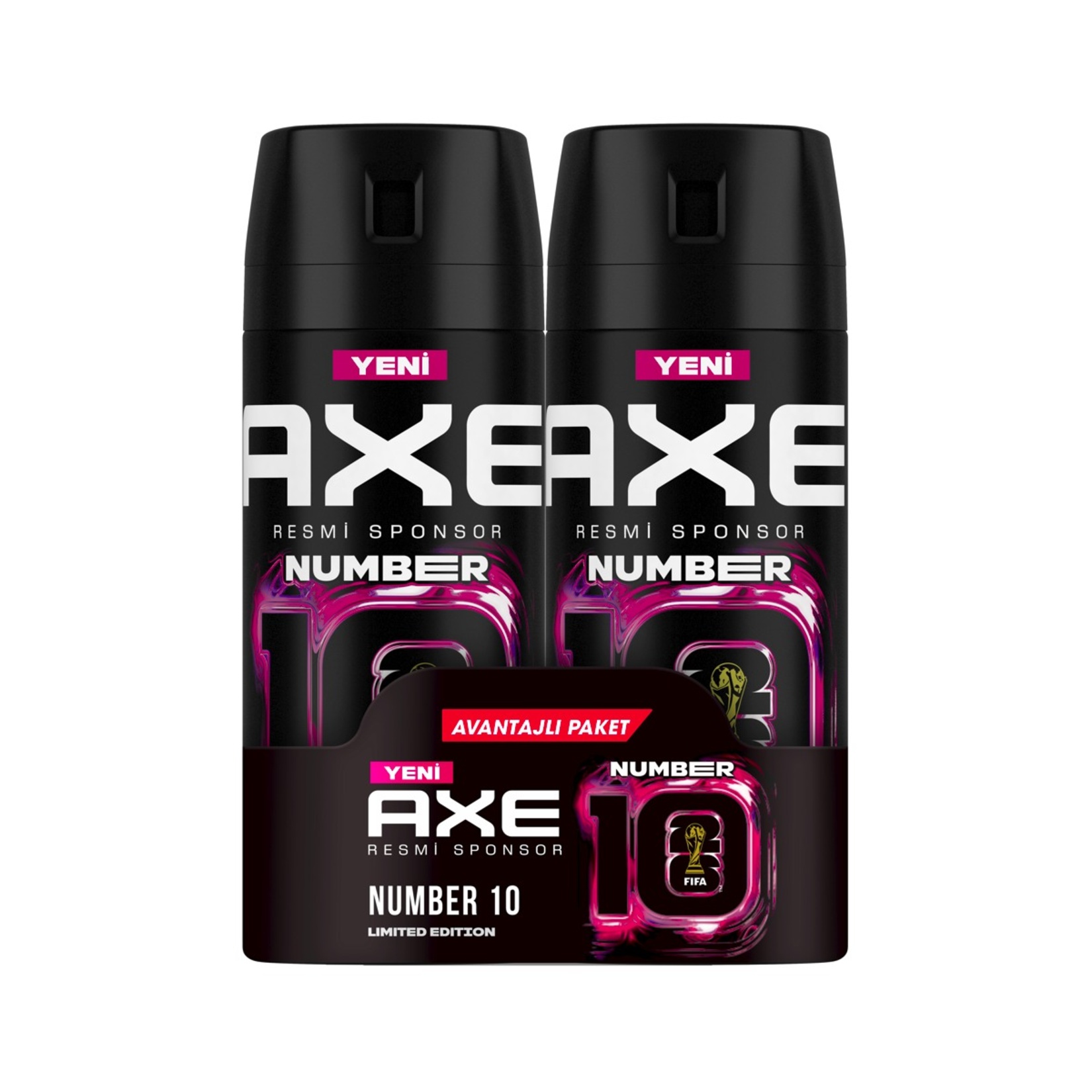 Axe Number 10 Deodorant Avantajlı Paket 2 x 150 Ml