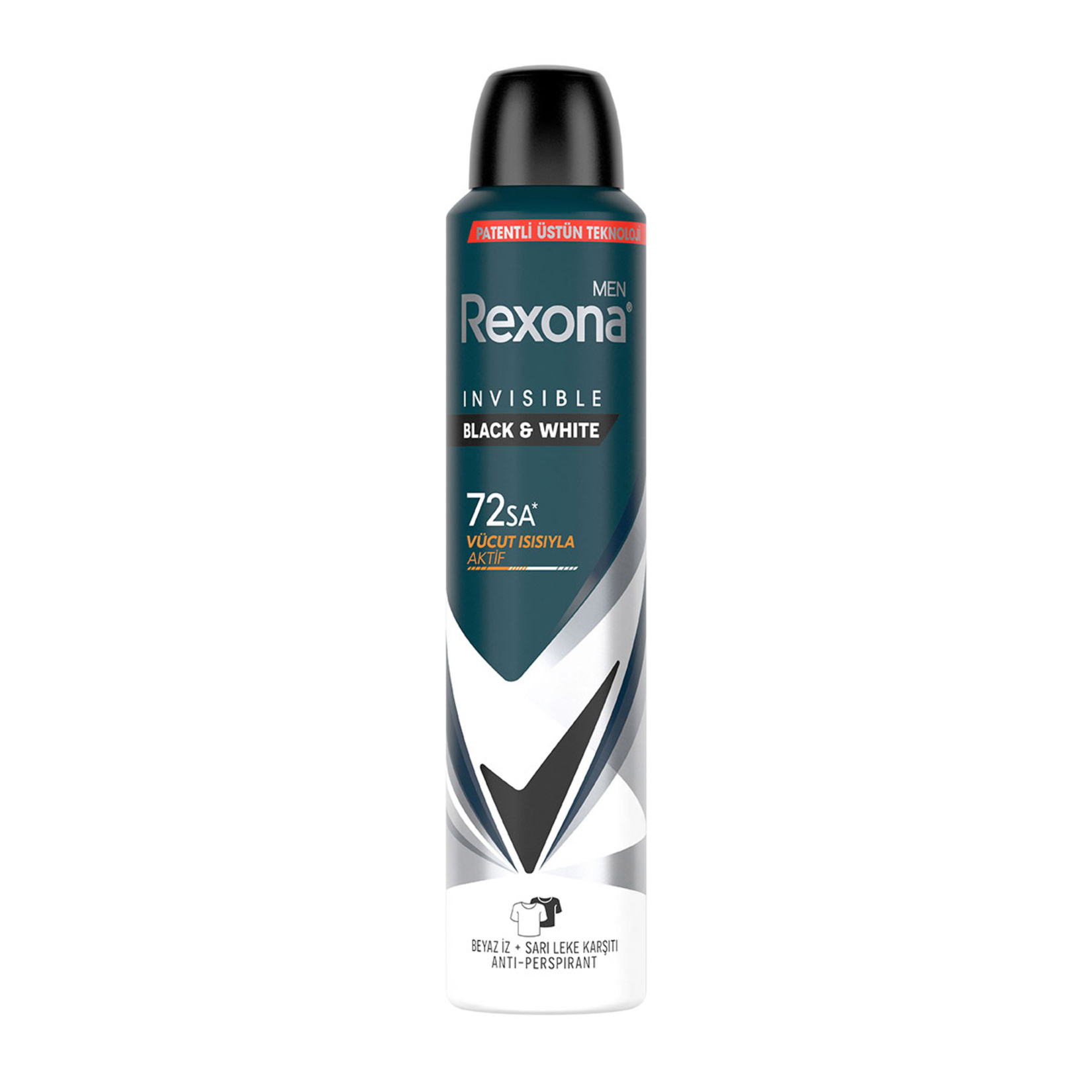 Rexona Men Erkek Sprey Deodorant Invisible Black & White 200 Ml