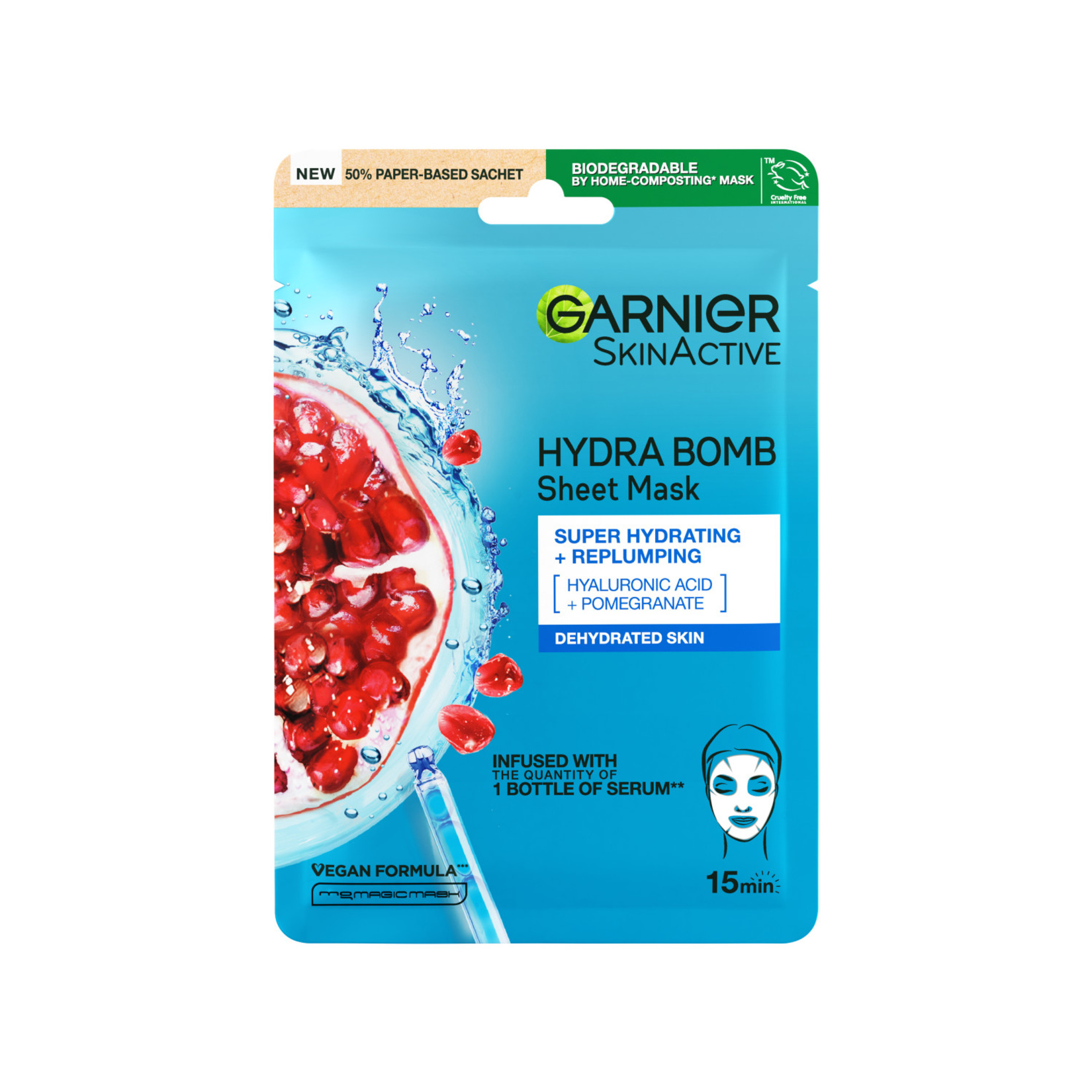 Garnier Nem Bombası Canlandırıcı Kağıt Maske 32 G