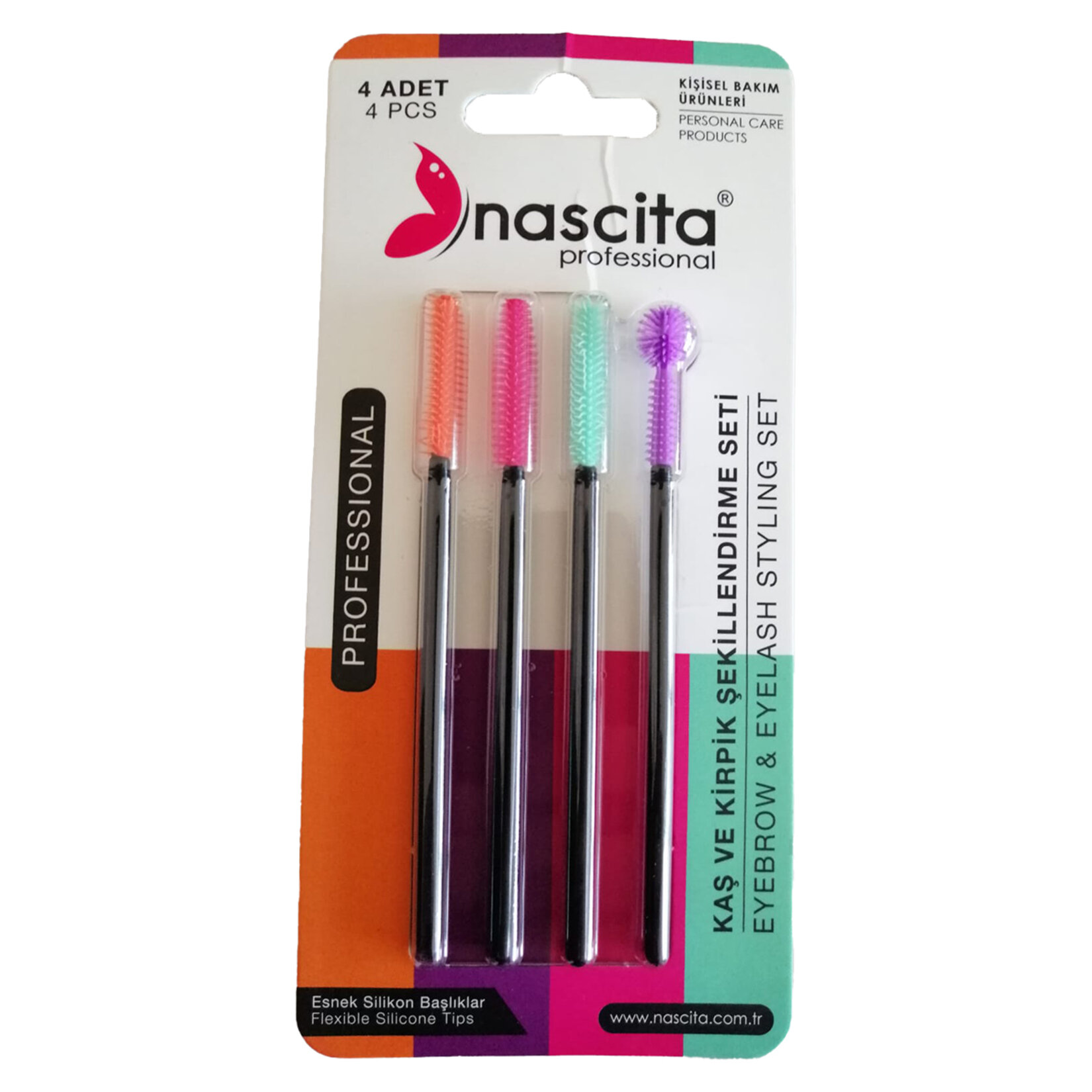 Nascita 4'lü Kaş ve Maskara Seti
