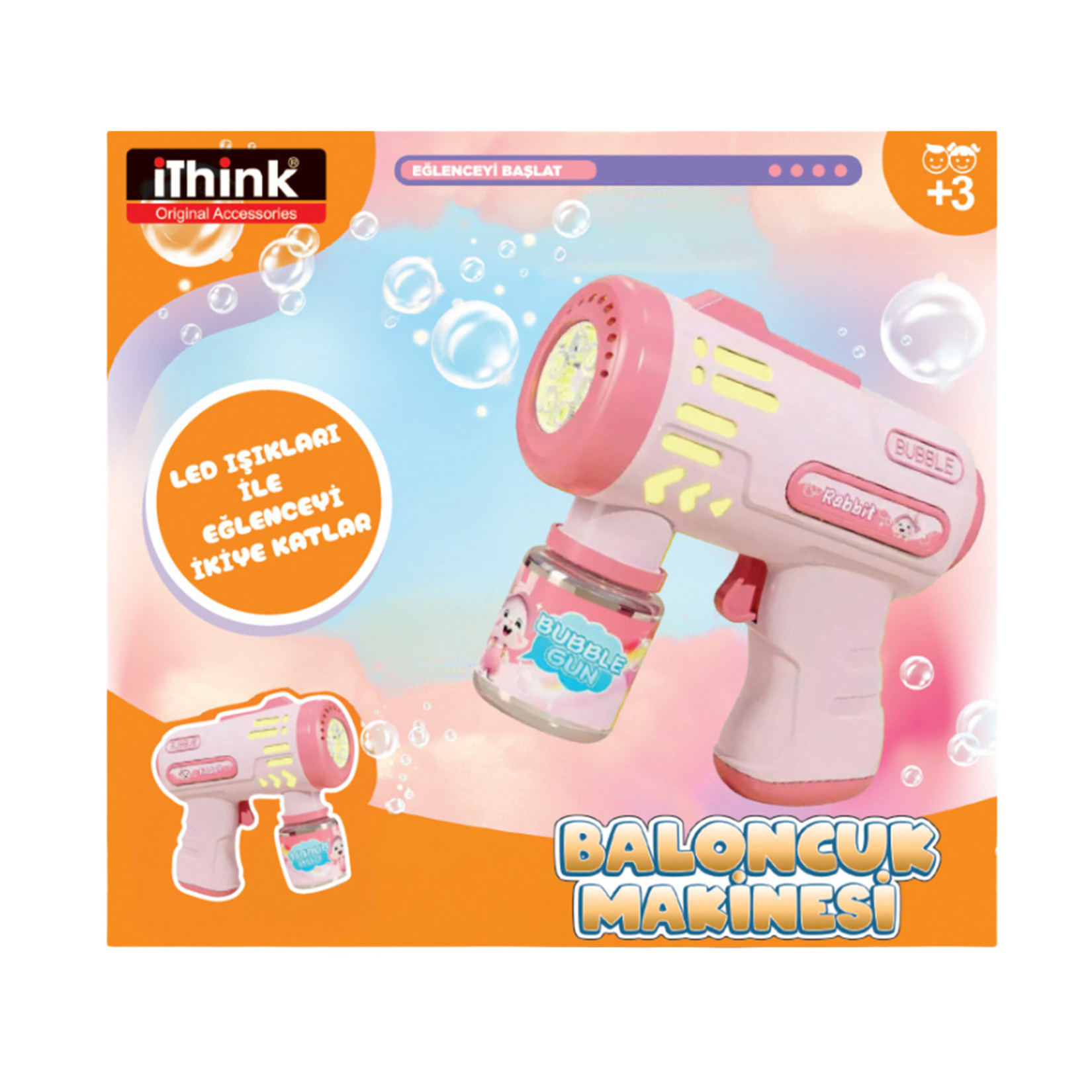 Ithink Led Işıklı Baloncuk Köpük Makinesi