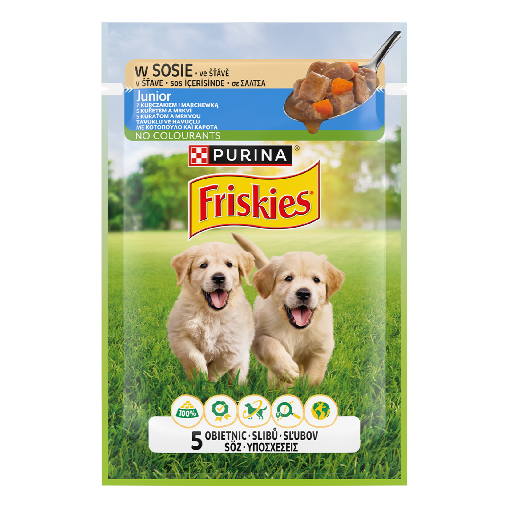 Friskies Junior Tavuk & Havuçlu Köpek Yaş Maması 85 G