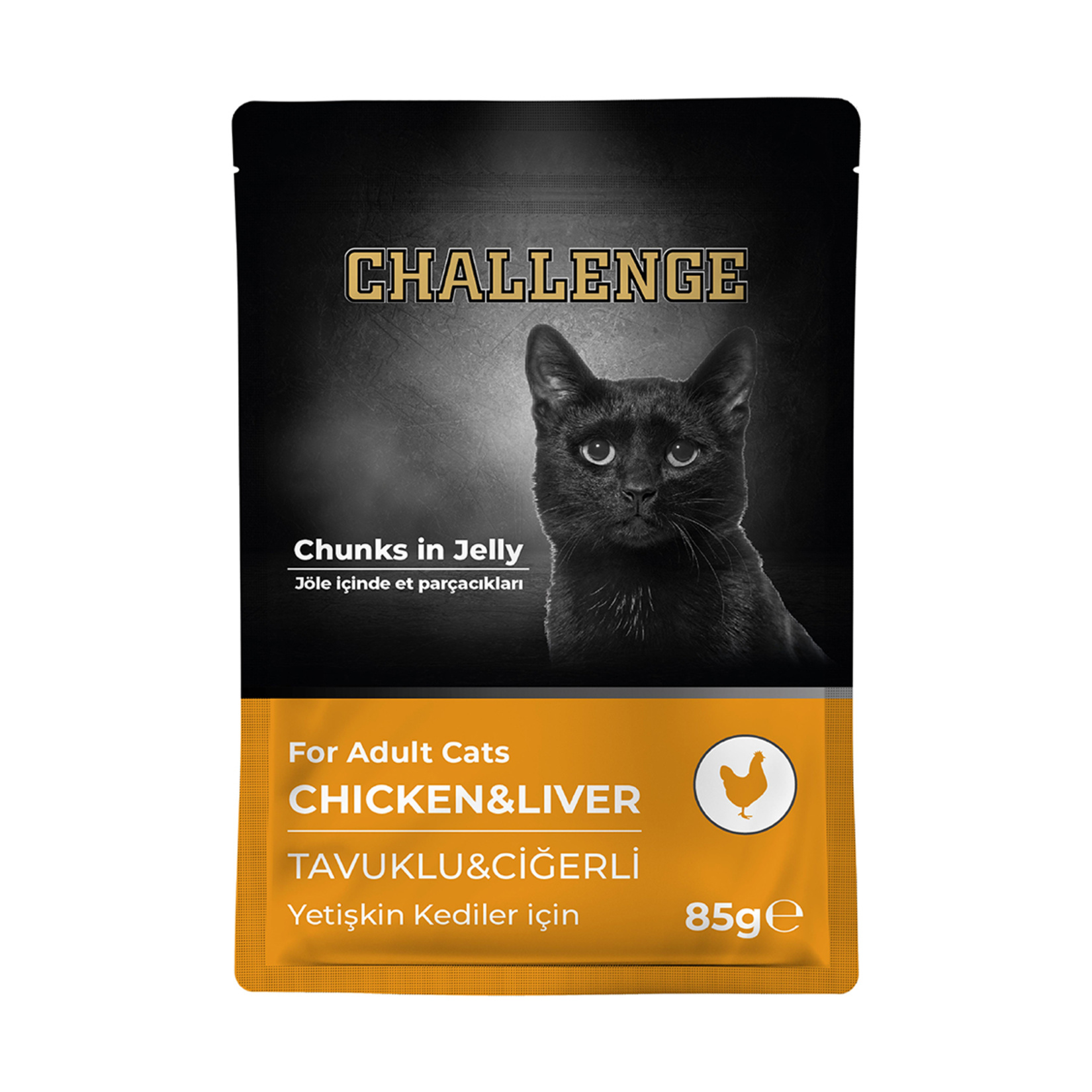 Challenge Tavuklu Ciğerli Yetişkin Pouch 85 G