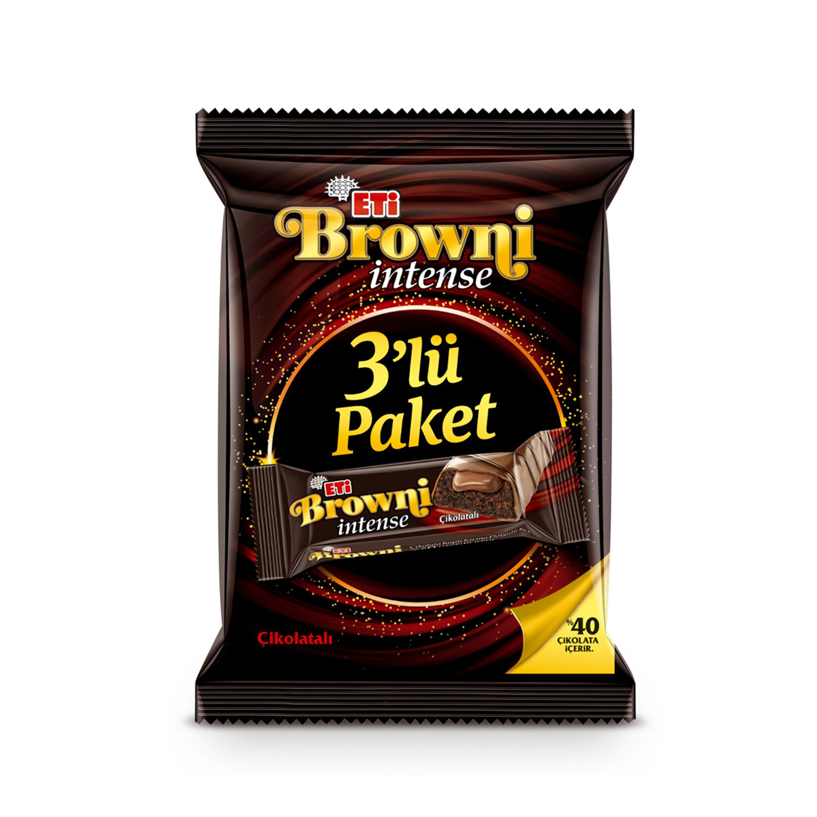 Eti Browni Intense Çikolatalı Kek 3 x 50 G