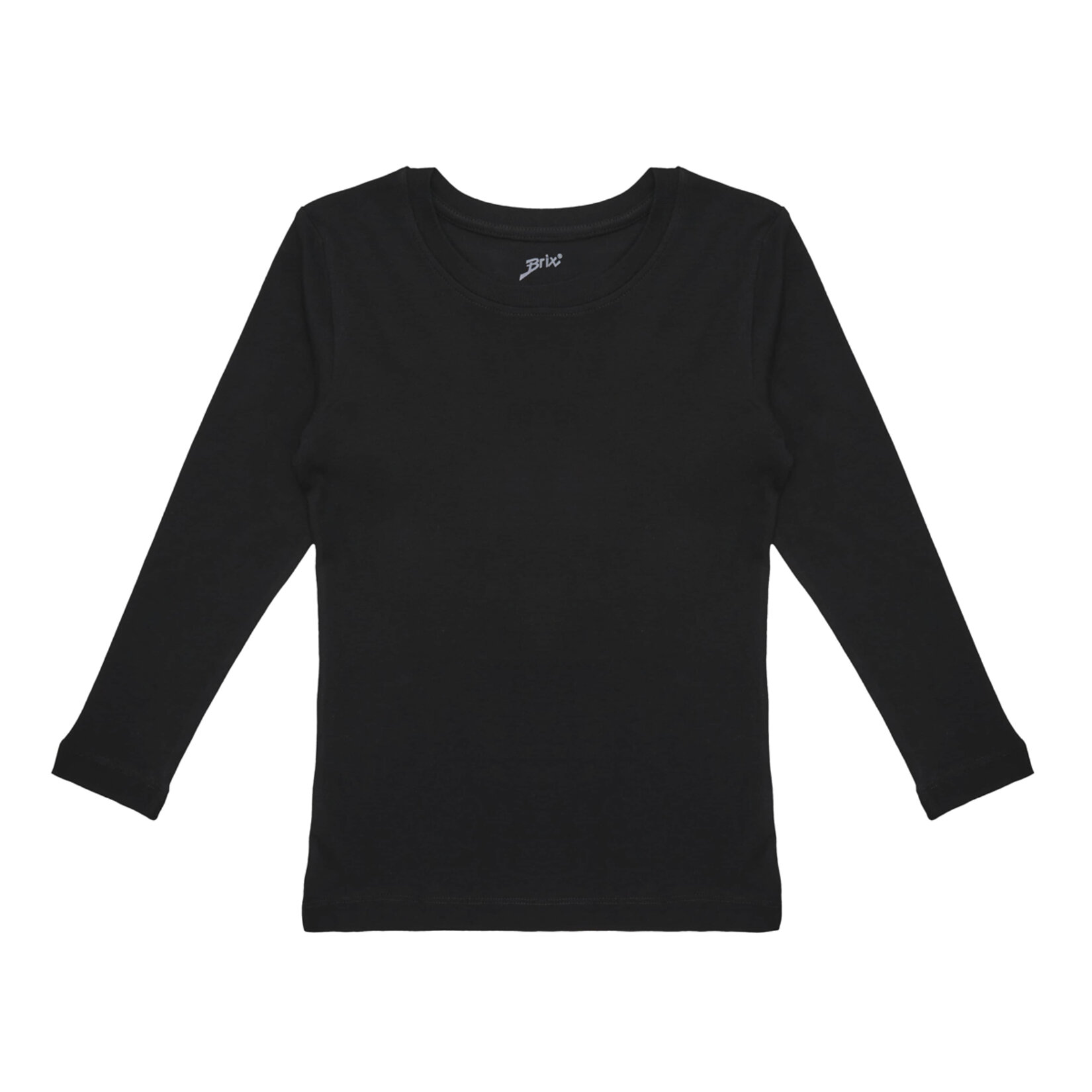 Brix Erkek Çocuk Ribana Uzun Kollu T-Shirt Siyah 7-8 