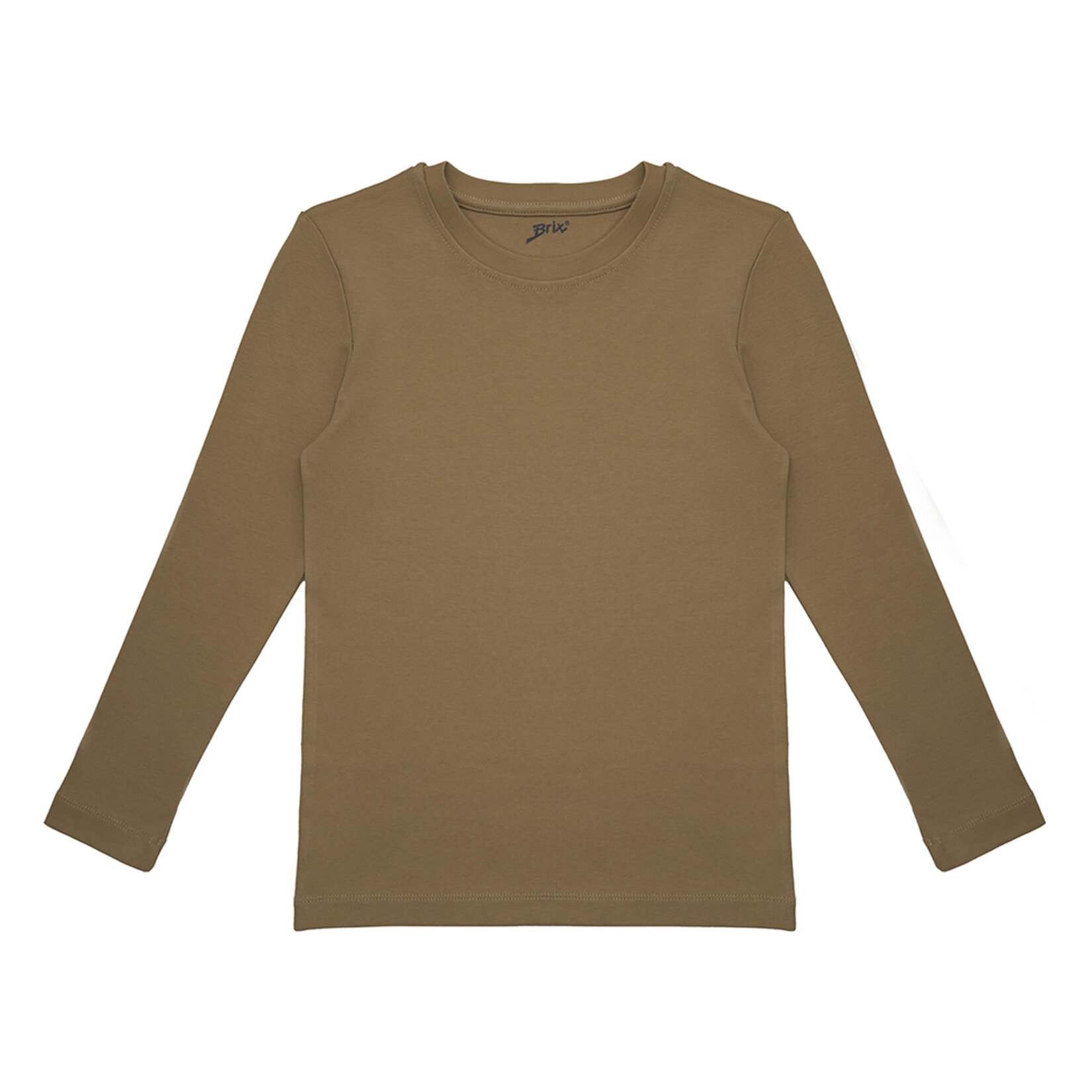 Brix Erkek Çocuk İnterlok  Uzun Kollu T-Shirt Bej 5-6 