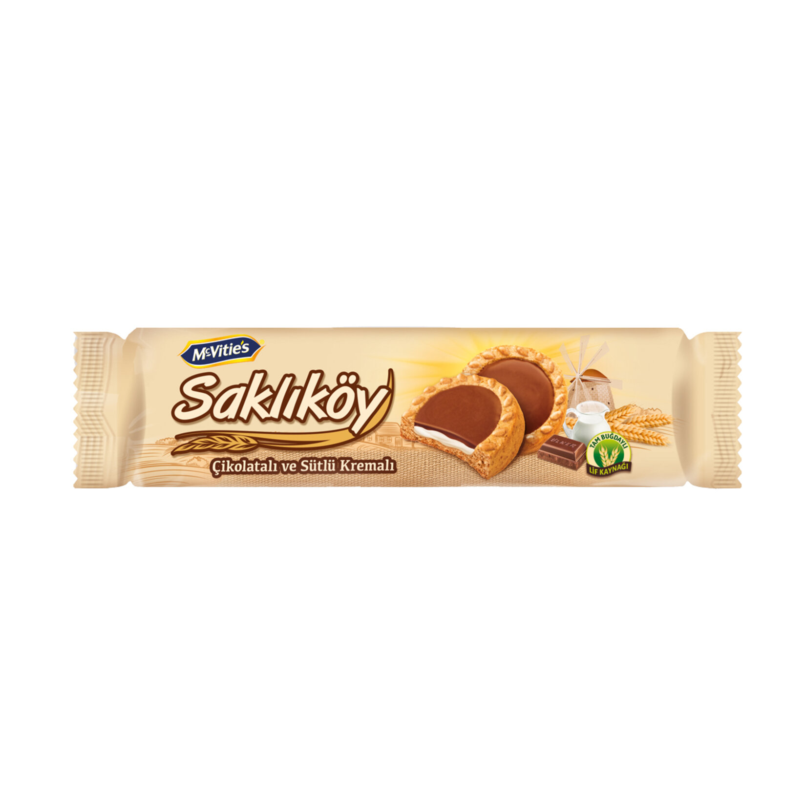 Saklıköy Çikolata ve Sütlü Kremalı 100 G