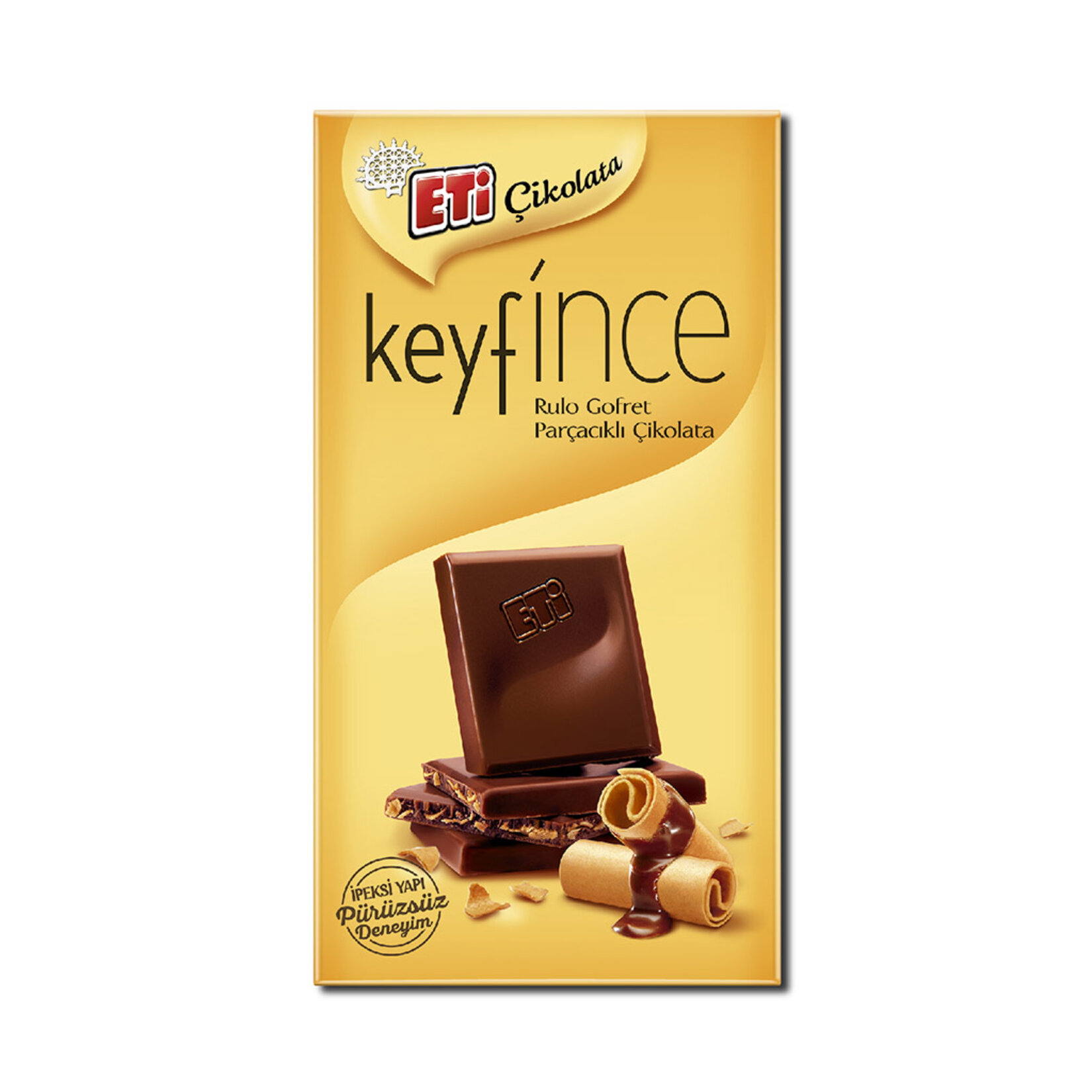 Eti Keyfince Rulo Gofret Parçacıklı Bol Sütlü Çikolata 70 G