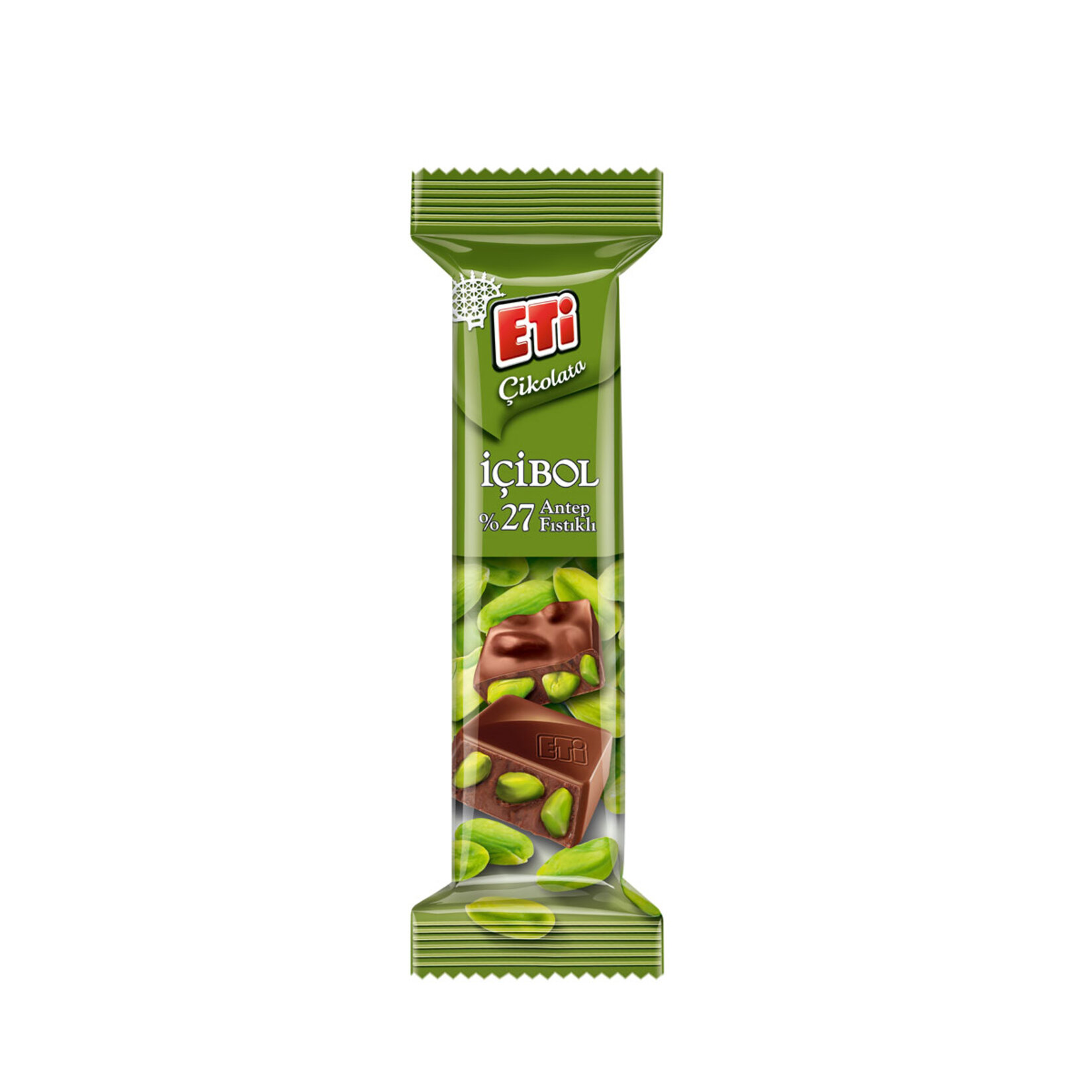 Eti İçibol %27 Antep Fıstıklı Çikolata 30 g