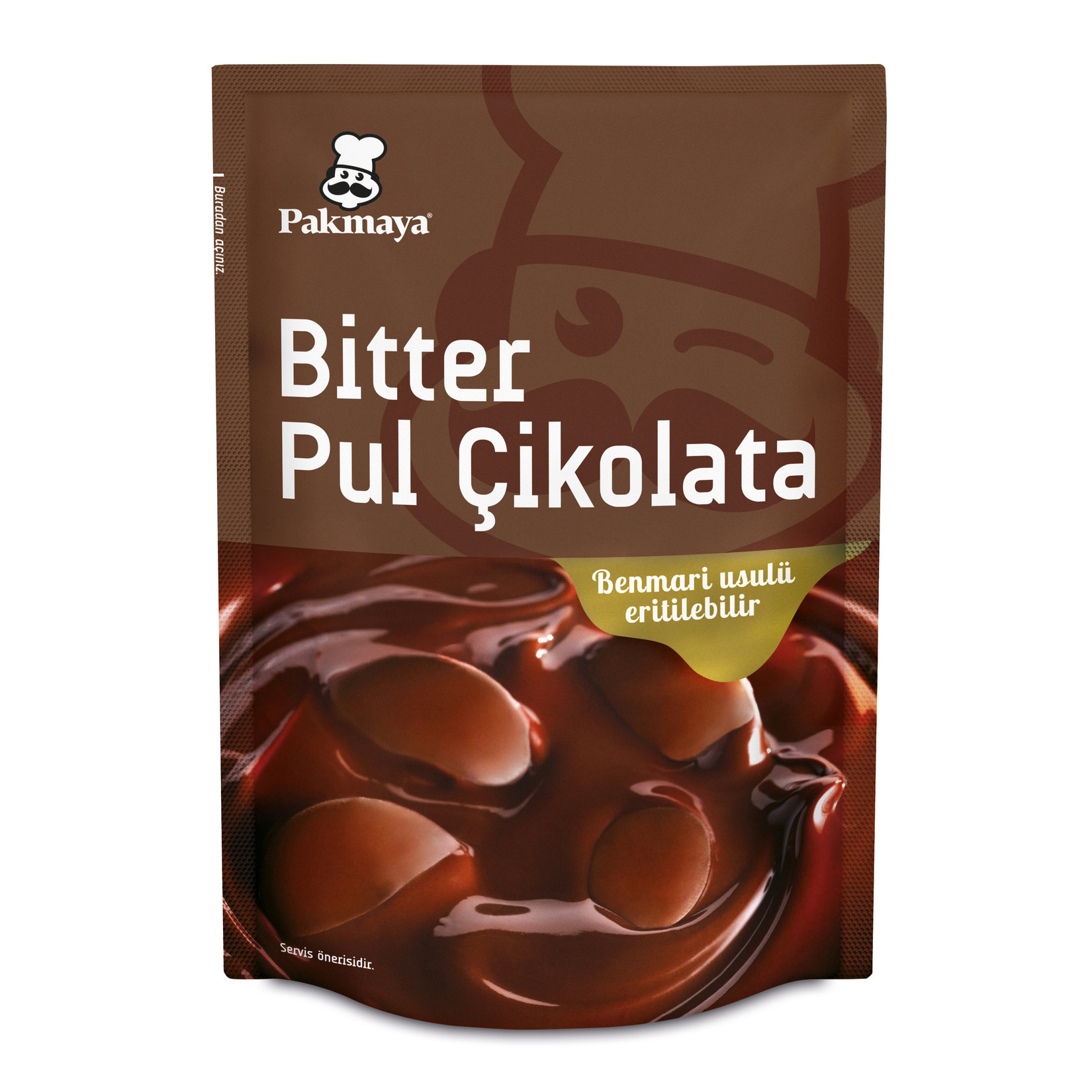 Pakmaya Bitter Pul Çikolata 100 G