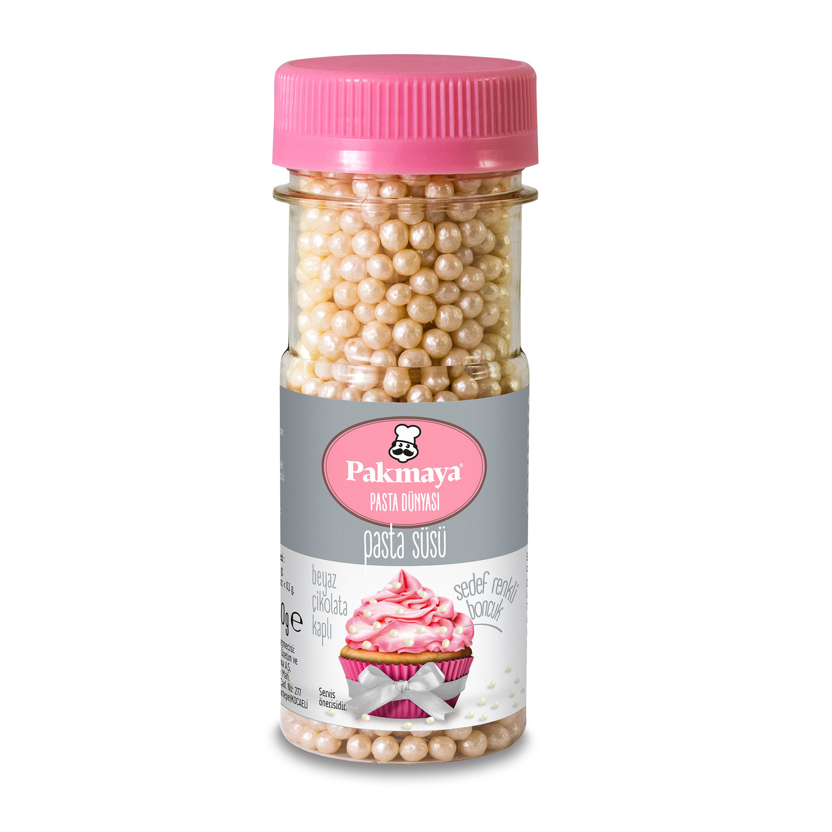 Pakmaya Pasta Süsü Sedef Boncuk Pirinç Patlağı 50 G