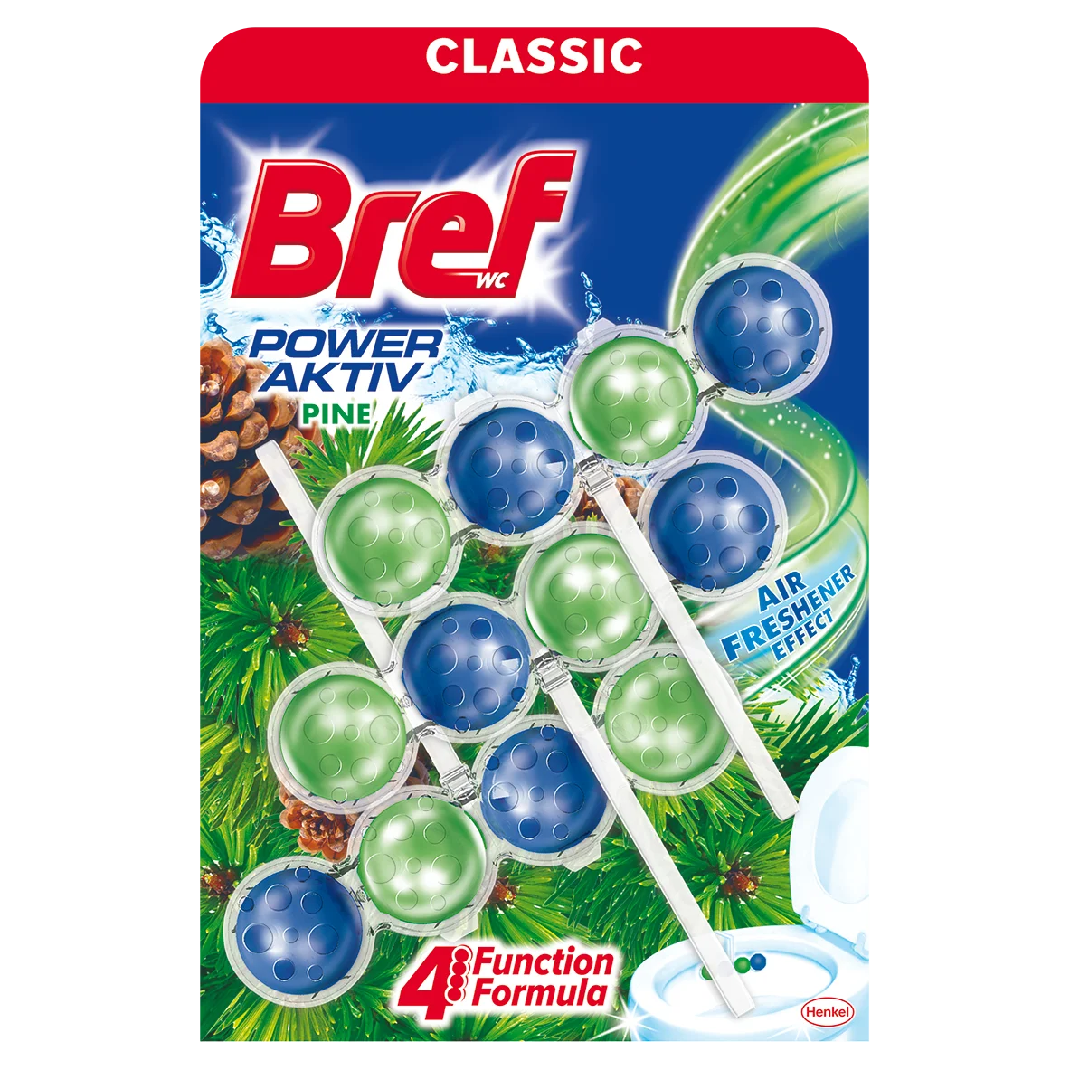 Bref Power Aktiv Wc Blok Trio Çam/Okyanus
