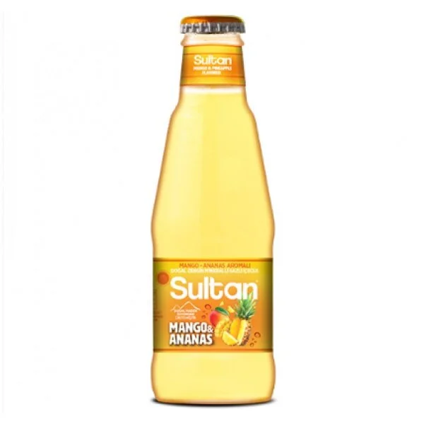 Sultan Mango Aromalı Maden Suyu 200 ml 6'lı