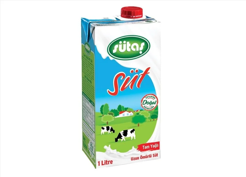 Sütaş Yağlı Süt 1 L