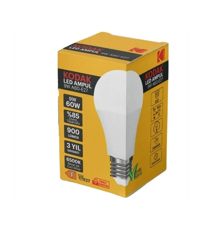 Kodak Led Ampul 9W Beyaz Işık
