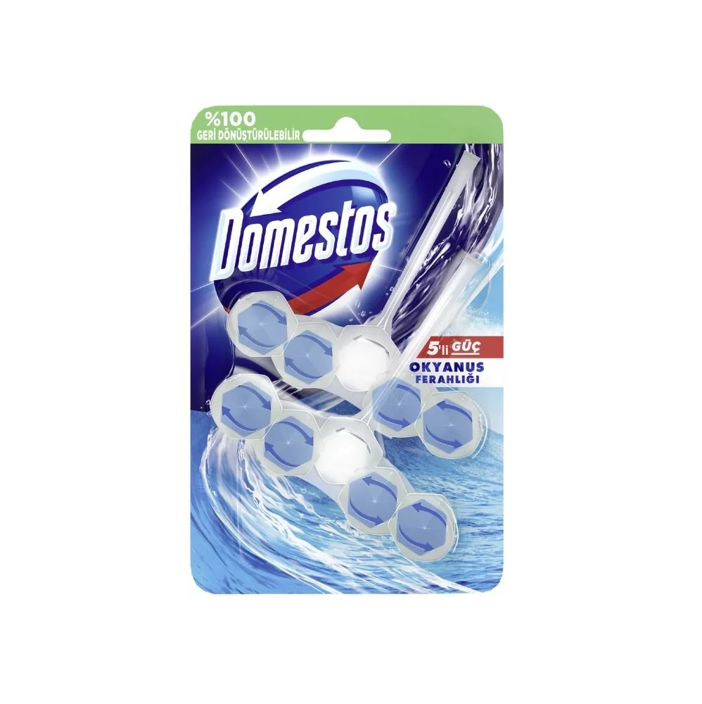 Domestos Wc Blok 5'li Güç Okyanus Ferahlığı 100g