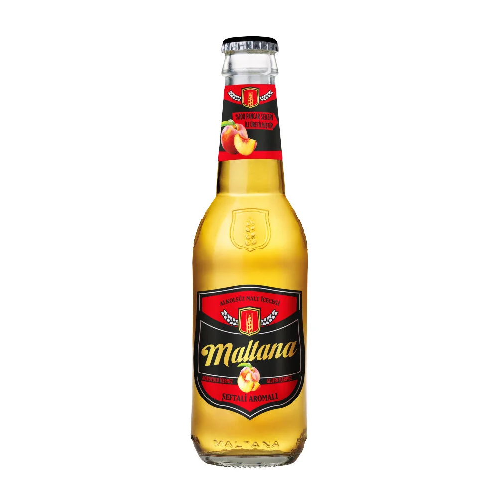 Maltana Şeftali Aromalı Malt İçecek 250 ml 12'li