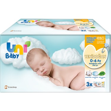 Uni Baby Yenidoğan Islak Mendil 40 Yaprak