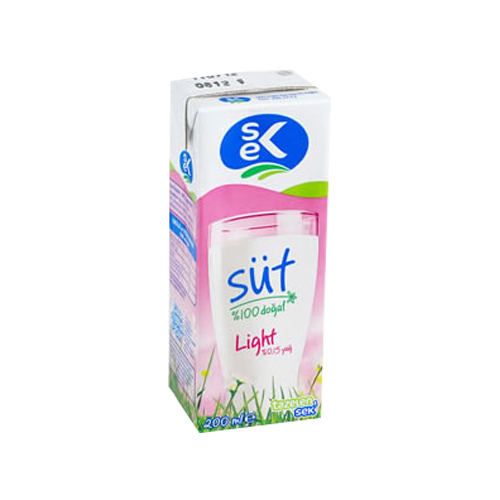 Sütaş Light Uht Süt 200 ml