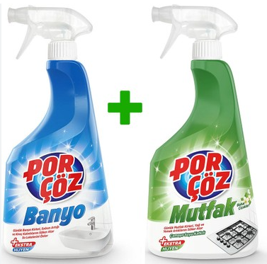 Porçöz Banyo&Mutfak Sprey 750 Ml (Fırsat Paketi)