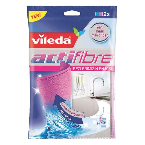 Vileda Actifiber 2li Mikrofiber Bez