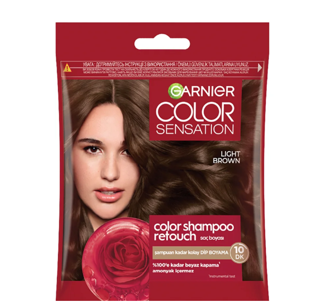 Garnier Color Shampoo Retouch Dip Boyası Açk Kahve