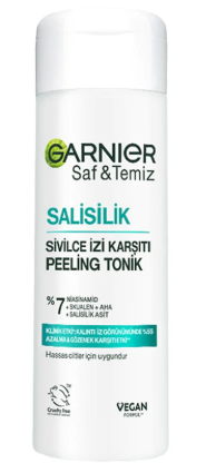 Garnier Saf&Temiz Sivilce İzi Karşıtı PeelingTonik 120 Ml