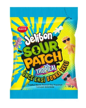 Kent Jelibon Sour Patch Tropical 80 gr