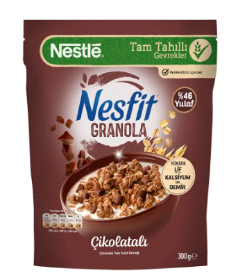Nestle G.Nesfit Çikolatalı Granola 300 Gr