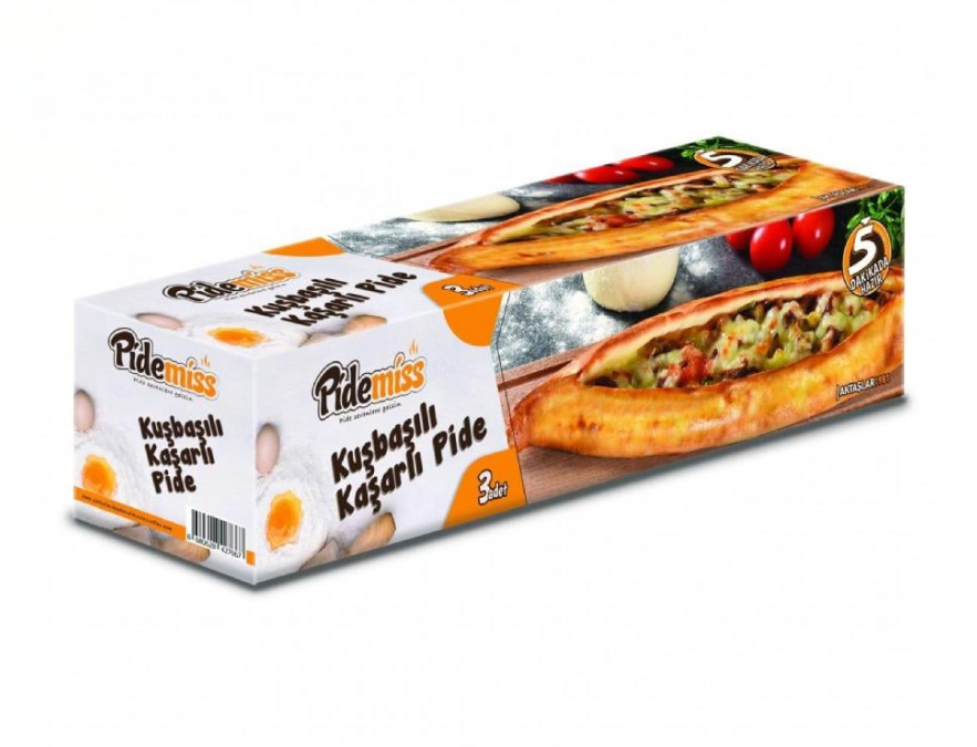 Pidemiss Kusbası Kasarlı Pide 3 Lü 375 Gr