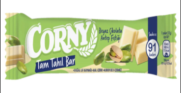 Corny Beyaz Antep Fıstıklı Tam Tahıllı Bar 20 gr