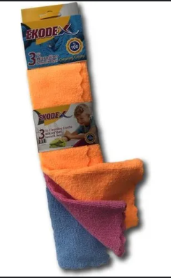 Ekodex Mikrofiber Temizlik Bezi 3 Lü Açık