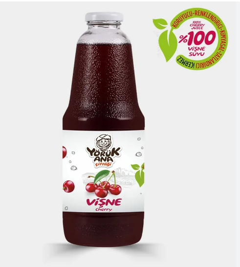 Yoruk Ana Geleneksel %100 Vişne Suyu 1000 Ml