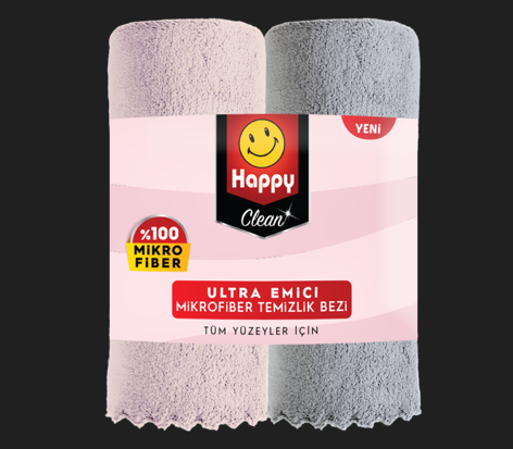Happy Clean Ultra Emıcı 2 lı M.Fıber Tem Bezı