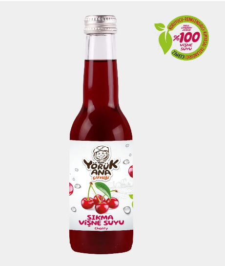 Yoruk Ana Geleneksel %100 Vişne Suyu 250 Ml