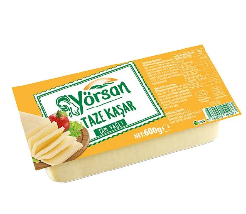 Yörsan Kaşar Peynir 600 Gr