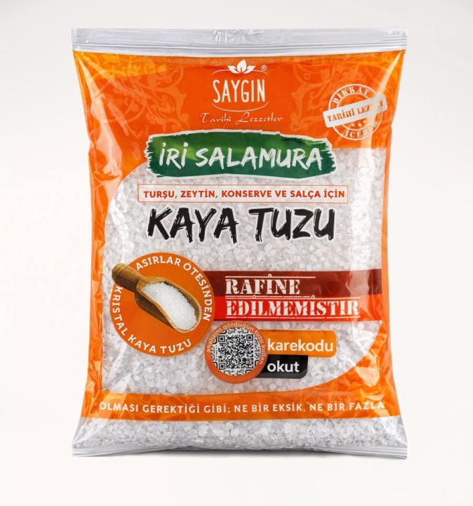 Saygın  Salamura Kaya Tuzu 1500 Gr