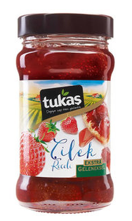 Tukaş Reçel Ekstra Geleneksel Çilek 380 Gr