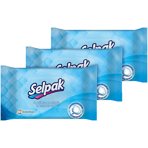 Selpak Klasik Islak Mendil 3Lü