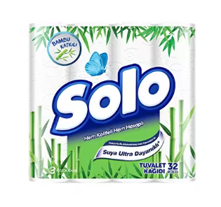 Solo 32 Li Bambu - Ultra Katkılı Tuvalet Kağıdı