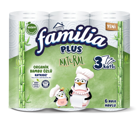 Famılıa Nat.Plus 6 Lı Havlu 3 Katlı