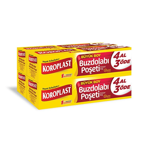 Koroplast Buzd. Poşeti Büyük 4 Al 3 Öde