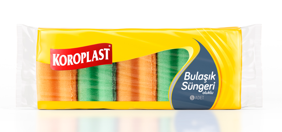 Koroplast Oluklu 5 Li Sünger