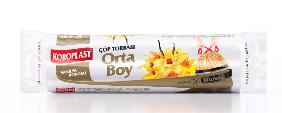 Koroplast Vanilya Büzg.15 Li Orta Çöp Tor.