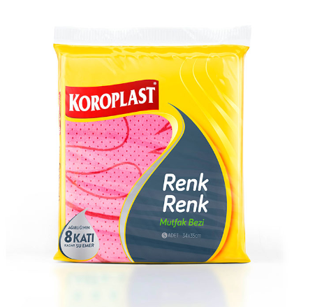 Koroplast Renk Renk Mutfak Bezi