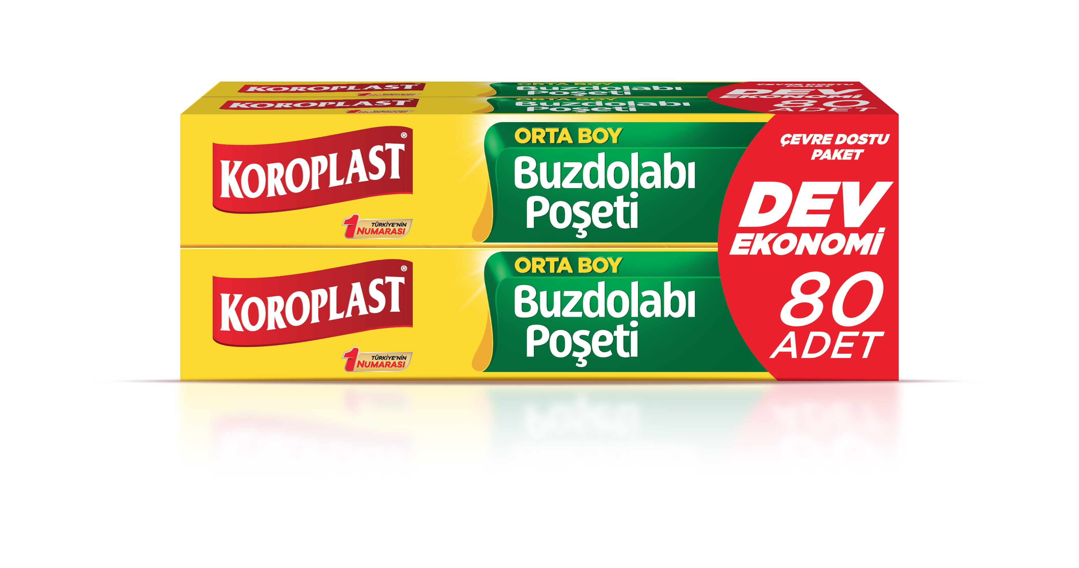 Koroplast Buzd Poşeti Orta Dev Ekonomi 80 Li